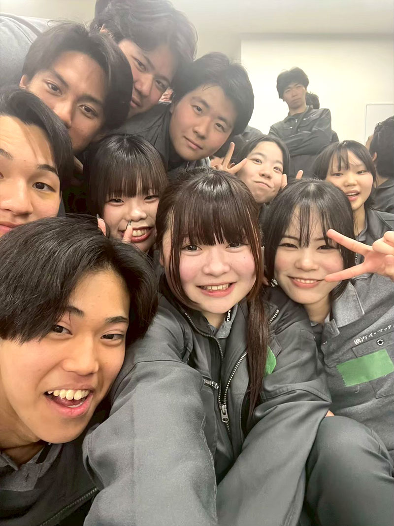 懇親会での自撮り