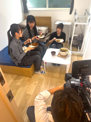 NHKニュース7で紹介された様子②